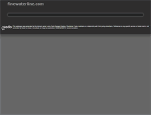 Tablet Screenshot of finewaterline.com